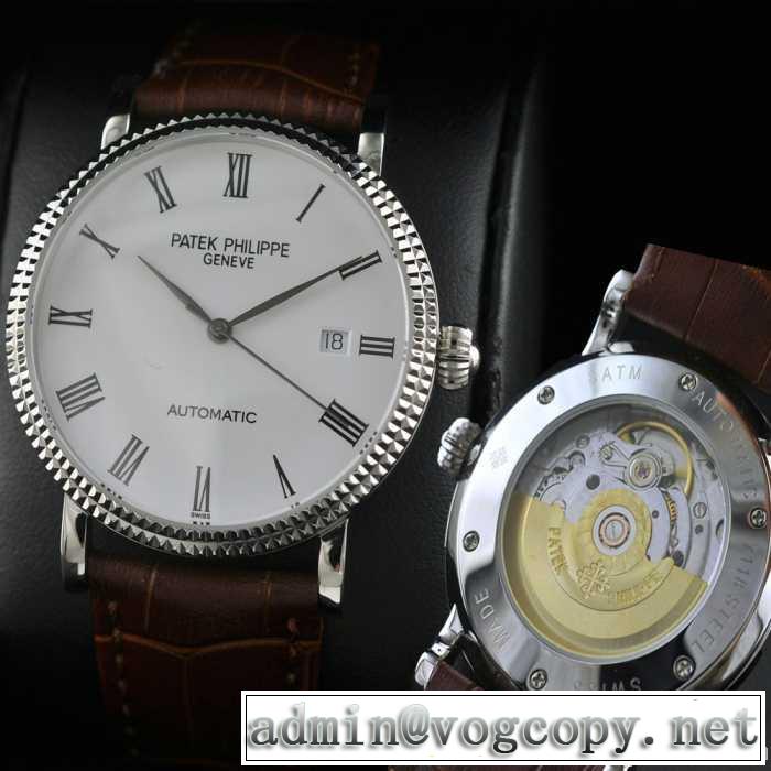 自動巻き スイスムーブメント  男性用腕時計 patek philippe philippe パテックフィリップ  メンズ腕時計